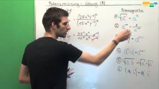 Welche Potenzgesetze gibt es Übersicht  Übung für Potenzgesetze mit Anwendungsaufgaben I Mathe [upl. by Buchalter]