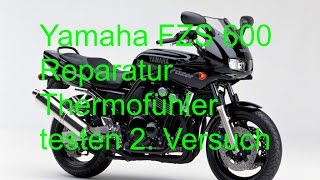 Yamaha FZS 600 Fazer Motorrad Reparatur Teil 13 Thermoelement testen Teil 2 [upl. by Durman]