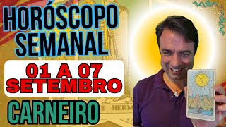 Horóscopo Semanal de Carneiro ♈  Leitura da Semana 01 a 07 Setembro [upl. by Ylicis446]