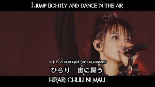 Babymetal  Headbanger ヘドバンギャー live Kana Kanji • Romaji • English subs by sleeplacker21edge [upl. by Ber]