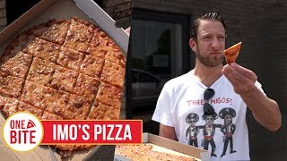 Barstool Pizza Review  Imos Pizza St Louis [upl. by Eednarb]