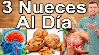 3 NUECES AL DÍA LO CURAN TODO  ¿Para Qué Sirve La Nuez  Beneficios Para Tu Salud Y Belleza [upl. by Rufus]