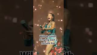 willow Smith singing live waitaminute willsmith willow willowsmith short shorts music [upl. by Suiram215]