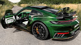 2023 Akrapovic Porsche 911 Turbo S Stealth Edition by TopCar Design [upl. by Tigges]