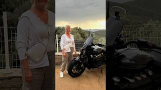 Korsika Triumph Rocket 3 GT 80smusic bike travel [upl. by Irdua645]