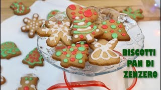 BISCOTTI PAN DI ZENZERO🎁  Ricetta facile e veloce  easy recipe gingerbread cookies [upl. by Dlorah891]