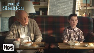 Sheldon Moves In With Dr Sturgis Clip  Young Sheldon  TBS [upl. by Aihsal]