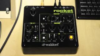 Waldorf Rocket Synthesizer Soundcheck HQ [upl. by Nakah]