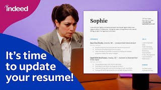 5 Quick Tips to Update Your Resume in 2024  Indeeds Top Career Tips [upl. by Phyllis]