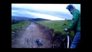 VTT Descente Autun Piste verte  bleu  rouge [upl. by Molahs271]