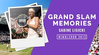 Sabine Lisicki  2013 Wimbledon  Grand Slam Moments [upl. by Anividul872]