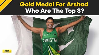 Paris Olympics 2024 Pakistans Arshad Nadeem Breaks Olympic Record To Win Javelin Gold Check Top 3 [upl. by Four]