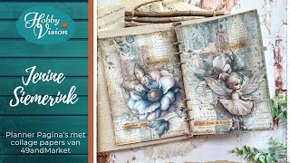 FBLive  30082024  Jenine Siemerink  Creatief met Collage papers van 49andMarket [upl. by Iarised]