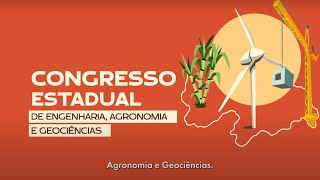 1º CONGRESSO ESTADUAL DE ENGENHARIA AGRONOMIA E GEOCIÊNCIAS ESTÁ CHEGANDO [upl. by O'Malley]