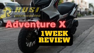 Rusi Adventure X 150i  1 Week Review [upl. by Haimaj649]