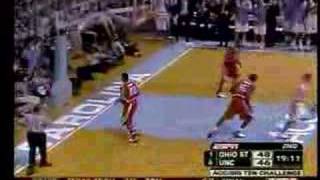 Tyler Hansbrough Dunk on the Bucks  UNC vs osu [upl. by Ahseel776]