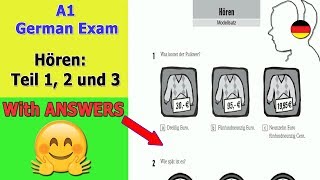 Goethe Zertifikat A1 Exam 2023  Paper 10  Hören Lesen Schreiben Sprechen mit Lösungen [upl. by Zina164]