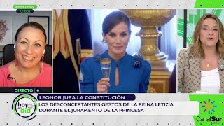 ¿Qué dicen los gestos de Leonor y Letizia durante la Jura de la Constitución [upl. by Alvarez756]