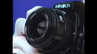 Minolta α9000Maxxum 9000 TV Commercial 1989 [upl. by Arica]