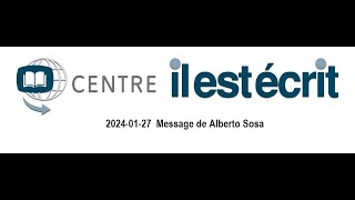 20240127 Message de Alberto Sosa [upl. by Molli]