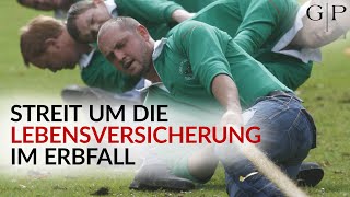 Streit um die Lebensversicherung im Erbfall Überraschung Erben können das Bezugsrecht widerrufen [upl. by Nwahsuq]