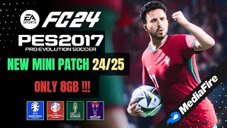 PES 2017  New Mini Patch For PES 2017 To FC 2024 V2 All Competitions  Download amp Install [upl. by Jaddan929]