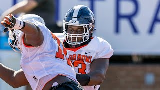 Seattle Seahawks OL Christian Haynes Highlights  Senior Bowl  UCONN Huskies [upl. by Erreipnaej]