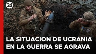 Ucrania admite que su situación en la guerra con Rusia se agrava [upl. by Dagnah648]