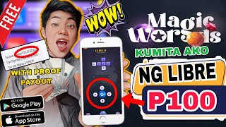 P100 FREE GCASH BY PLAY MAGIC WORDS VIDEOS 2024 DAILY PAYOUT WALANG PUHUNAN 100 LEGIT AND SAFE [upl. by Anert127]