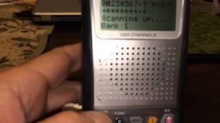 Radio Shack Pro97 Radio Scanner [upl. by Patricio683]