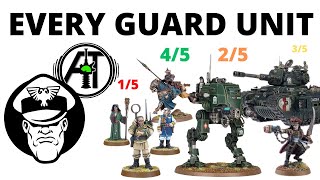 Rating Every Astra Militarum Unit Mordian Glory  Auspex Tactics Talk Imperial Guard [upl. by Ahseel]