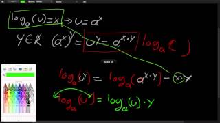 Démonstration propriété des Logarithmes [upl. by Rennerb]