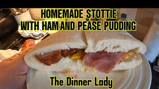 HOME MADE STOTTIE CAKE WITH HAM amp PEASE PUDDING [upl. by Aibar]