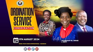 ORDINATION SERVICE CONSECRATION  VOSH CHURCH INTERNATIONAL NAIROBI EAST [upl. by Aggi]