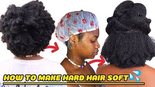 Make Your Natural Hair Soft And Easy To Comb PERMANENTLY do THESE ✓ [upl. by Hagan]