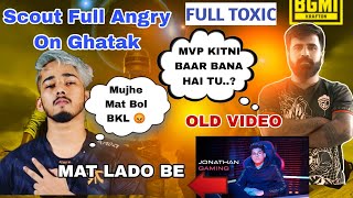 Scout vs Ghatak Controversy scout Full Toxic😡 scout ghatakgaming gamingcontroversy [upl. by Shute174]