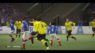 Hamza Choudhury goal V Watford [upl. by Einnus]