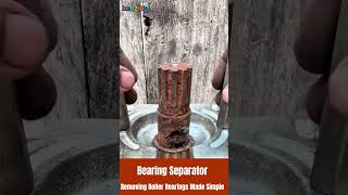 Amazing Bearing Separator Removing Roller Bearings Made Simple bearingremoval tool shorts [upl. by Heger89]