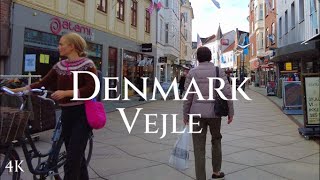 4K 60 fps Walk In Vejle City Denmark [upl. by Enileda80]