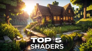 TOP 5 Minecraft Shaders 2024  RTX 4080 [upl. by Beitnes]