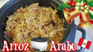 Arroz arabe EN ARROCERA a la Peruana para NAVIDAD I Lorentix [upl. by Bobbie]