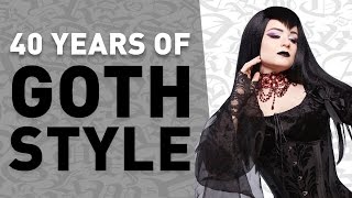 40 Years of Goth Style in under 4 minutes [upl. by Nwahsad]