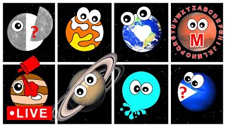 Planet Games for Kids  Planets for Baby  Mercury Venus Earth Mars Jupiter Saturn Uranus Neptune [upl. by Ahon]