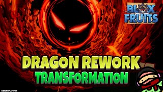 Dragon Rework Transformation  All Official Leaks UPDATE 24 Blox Fruits [upl. by Politi]