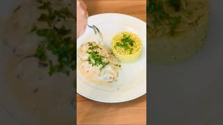 Escalopes de Veau à la crème recette repas repasfacile [upl. by Dollar]