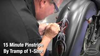 How To Pinstripe Like A Master with Pinstriping Pro Tramp Warner of 1Shot Paint at Eastwood [upl. by Smukler]