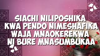 Niacheni Nijivune  SABAH SALUMVideo lyrics 4Ktaarab [upl. by Desiree]