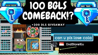 100 BGLS COMEBACK REME   Growtopia Casino [upl. by Oap]