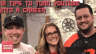 12 TIPS to Turn Your YouTube Hobby Into a Career Feat Powerbang amp CWA [upl. by Kevin483]