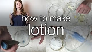 How to Make a Basic DIY Lotion from scratch  Humblebee amp Me [upl. by Davenport]